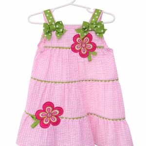 Girls summer dress pink Rare Editions sundress Pink Baby floral dress